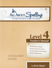 All About Spelling Level 4: Complete Guide Teacher Manual Homeschool – BRAND NEW