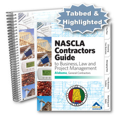 Professionally Tabbed & Highlighted NASCLA Alabama GENERAL 3rd Edition