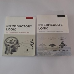 Lot 2 Introductory & Intermediate Logic Nance Canon Press White PB 2014 Set