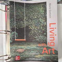 Living with Art 12th Ed Ringbound Textbook Mark Getlein McGraw Hill 2025