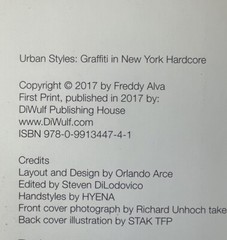 Urban Styles: Graffiti In NYHC – First Print