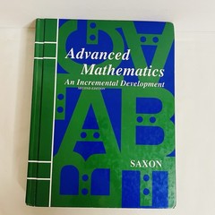 Saxon Advanced Mathematics An Incremental Development 2nd Ed Student Textbook