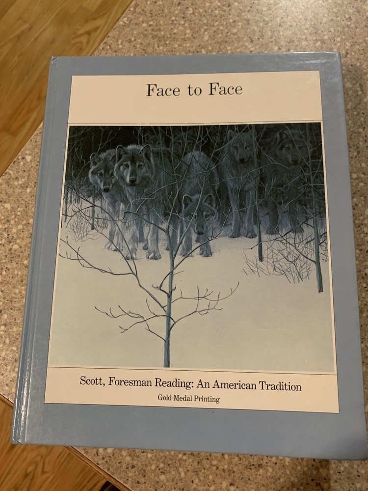 Vintage Student Textbook – Scott Foresman Face To Face 1989 Grade 8