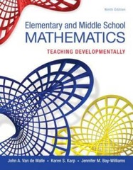 Elementary and Middle School Mathematics: Teaching Developmentally – GOOD