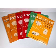 A Dozen A Day Piano Technical Exercises Edna-Mae Burnam Books 1 3 4 Lot of 6