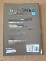 2015 Legal Writing Third Edition Wolters Kluwer softcover great condition