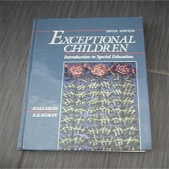 Prentice Hall Exceptional Children: Intro to Special Education 6th Ed HC 1994