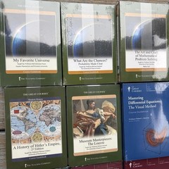 Great Courses The Learning Company Lot of 13 Different Courses DVDs & Guides NEW
