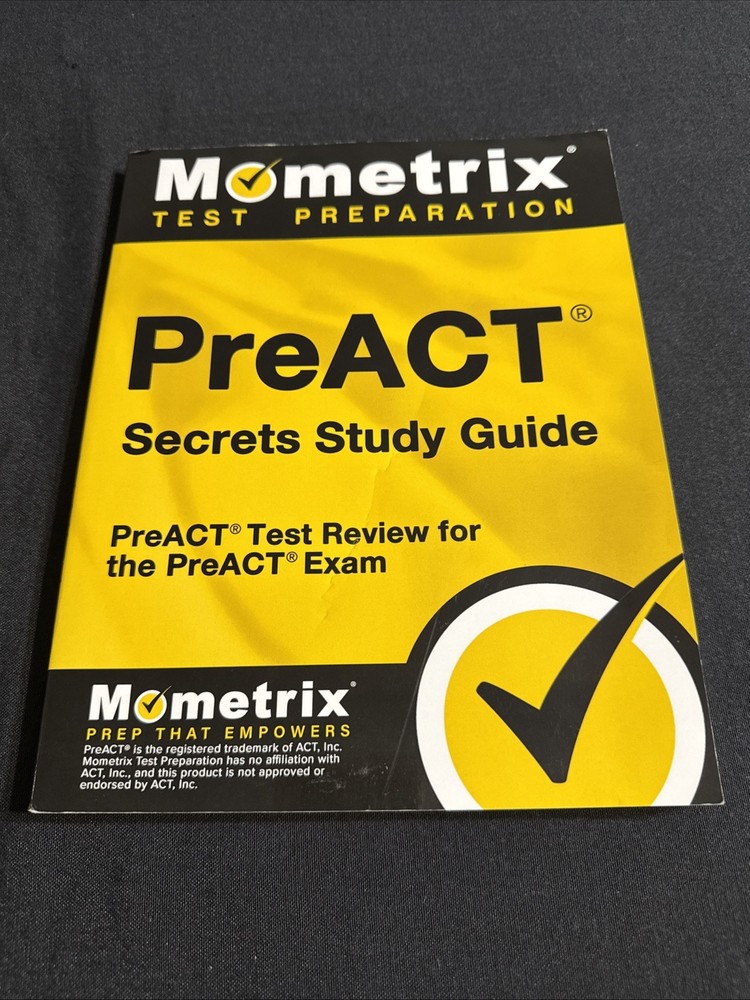 Mometric Test Preparation Pre ACT Secrets Study Guide PreACT Exam