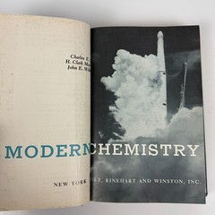 Modern Chemistry Dull Metcalfe Williams 1962 Holt Rinehart Winston Science Text
