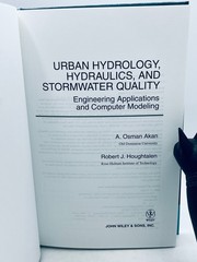 Urban Hydrology, Hydraulics, and Stormwater Quality: Engineering Applications