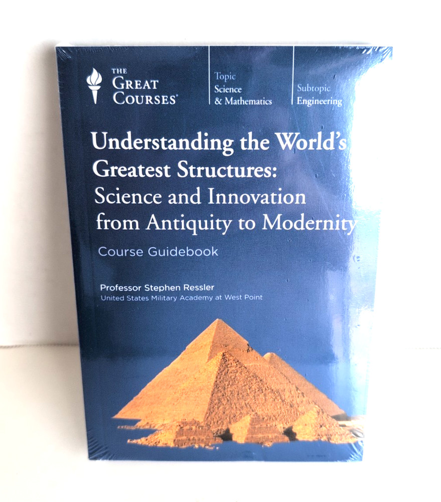 Great Courses: Understanding The World’s Greatest Structures DVDs and Book. NEW