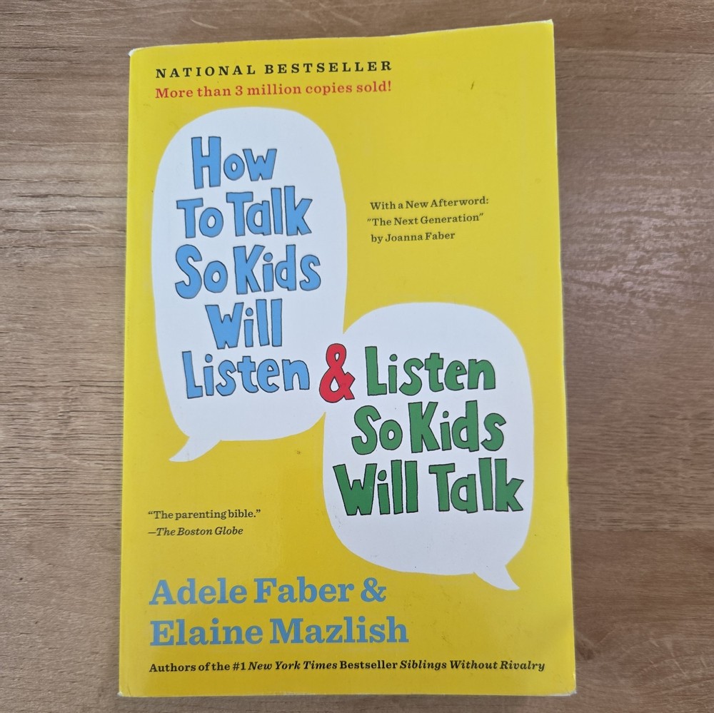 Free Shipping How to Talk So Kids Will Listen & Listen So Kids Will Talk EUC