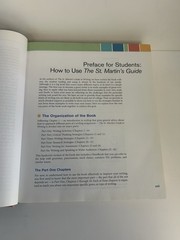 St. Martin’s Guide to Writing by Charles R. Cooper and Rise B. Axelrod (2007,…