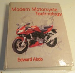 Modern Motorcycle Technology Edward Abdo Delmar Cengage Learning 2009 Barely Use