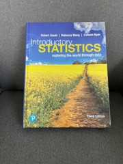 Introductory Statistics Exploring the World Through Data 3rd edition