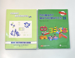 Singapore Math Primary Mathematics 2A Textbook + Home Instructor Guide U.S. Ed.