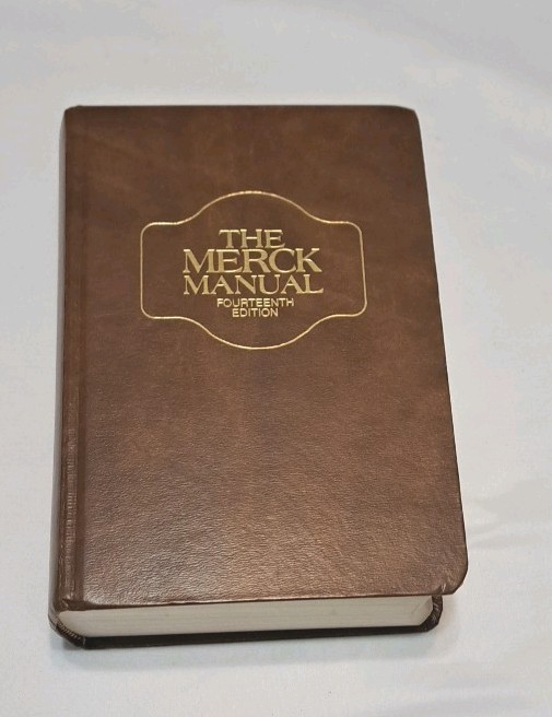 The Merck Manual Fourteenth Edition Tabbed Hardcover Excellent Condition