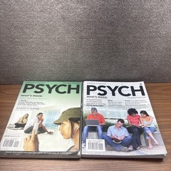 PSYCH Magazine Lot Of 2 ACCEPTABLE Psychology Students Edition Learning