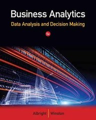 Business Analytics: Data – Hardcover, by Albright S. Christian; – Acceptable
