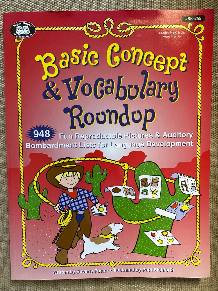 Super Duper Publications | Basic Concept & Vocabulary Roundup: 948 Fun Repro…