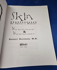 Skin: An Owner’s Manual – by Robert Buckman – Paperback (June)
