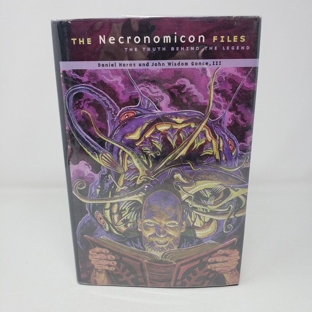 Necronomicon Files by Daniel Harms & John Wisdom Gonce SIGNED, 1st Edition, HCDJ