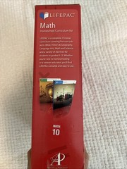 Alpha Omega Math Grade 10 Complete Box Set, Unused. 10 Units + Teacher’s Guide