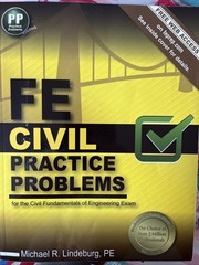 Fe Civil Practice Problems by Michael R. Lindeburg (2014, Trade Paperback)