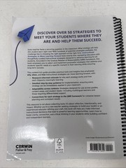 Instructional Strategies to Move Learning Forward: 50+ Tools , Spiral Bound.￼