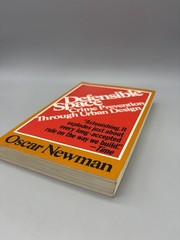 Defensible Space: Crime Prevention Through Urban Design by Oscar Newman 1st Ed