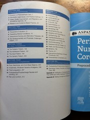 PeriAnesthesia Nursing Core Curriculum: Preprocedure, Phase I and Phase II P…