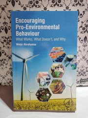 Encouraging Pro-Environmental Behaviour Wokje Abrahamse PB 2019 Elsevier