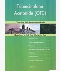 TRIAMCINOLONE ACETONIDE 0.1% Cream ECZEMA, INSTRCTIONbook Blokdijk, 30g TUBE