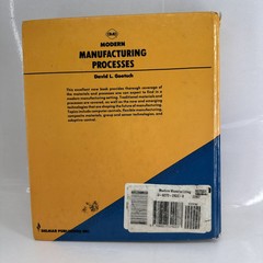 Modern Manufacturing Processes by David Goetsch Hardcover 1991