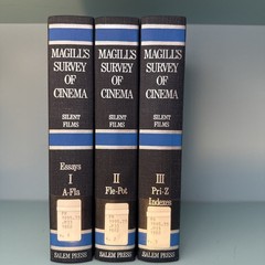 MCGILL’S SURVEY OF CINEMA , SILENT FILMS , THREE VOLUME SET ; HARDCOVER