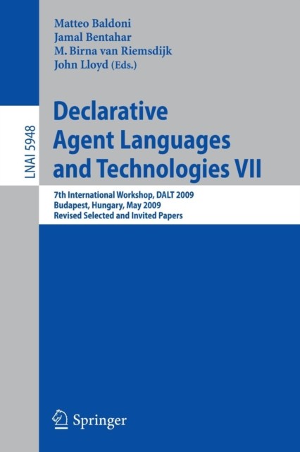 Baldoni – Declarative Agent Languages and Technologies VII 7th Inter – X555z