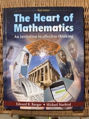 Key Curriculum Press Ser.: Heart of Mathematics : An Invitation to Effective…