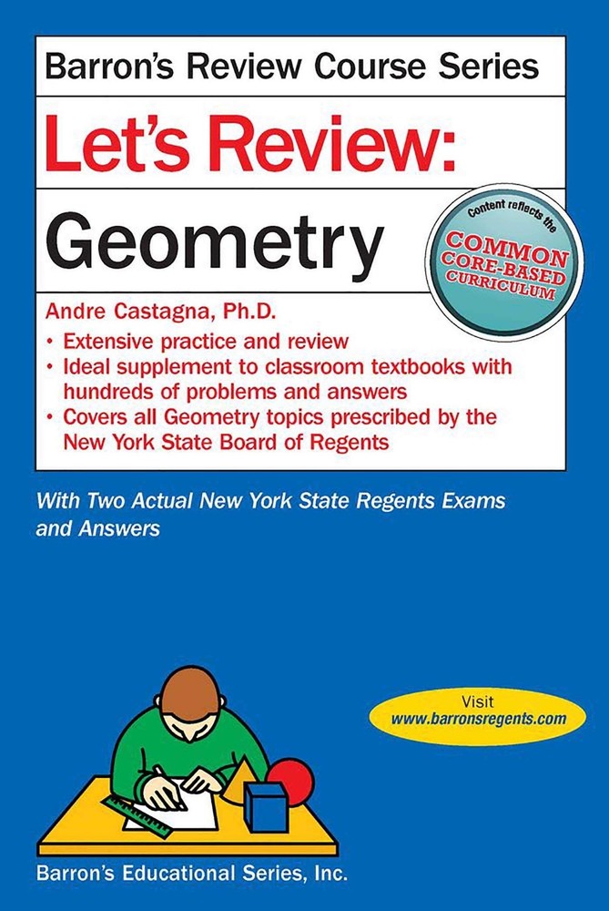 Let’s Review Geometry (Barron’s Regents NY) – paperback Castagna Ph.D., Andr…