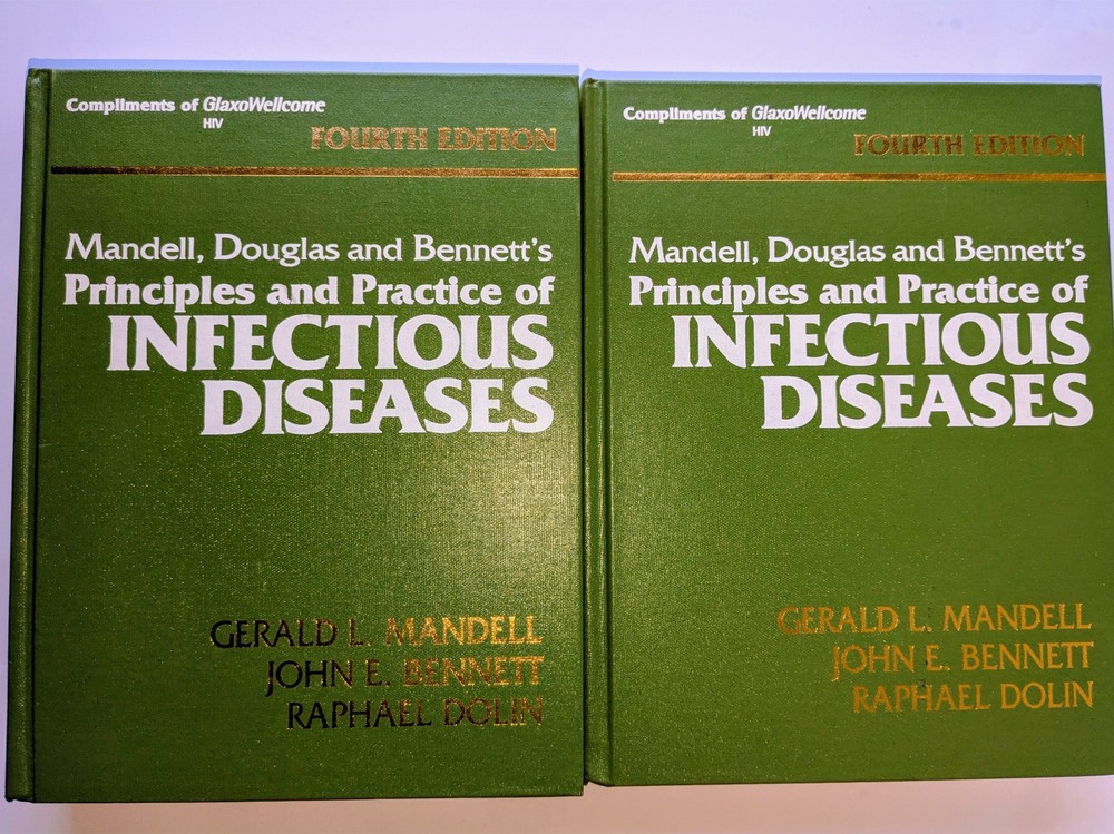 Principles and Practice of Infectious Disease Mandell 1995 Set Vol 1 & 2