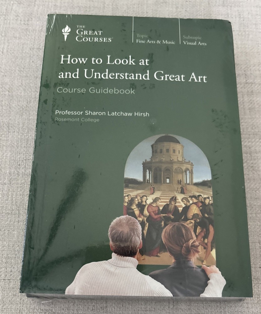 The Great Courses HOW TO LOOK AT AND UNDERSTAND GREAT ART DVD & Guidebook New