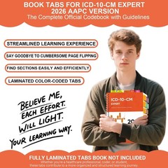 Complete Set of 72 ICD-10-CM Expert Index Tabs with Easy Installation Guide