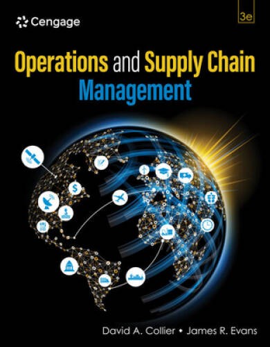 Operations and Supply Chain Management – Paperback By Collier, David A – GOOD