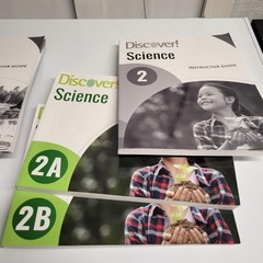 Discover! Science text book set 2A, 2B & 4A, 4B with Instructor Guide