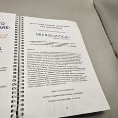 The Pocket Guide To Neurocritical Care Spiral Bound Paperback