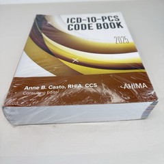 ICD-10-PCS Code Book 2025 Paperback by AHiMA NEW