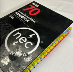 Highlighted & Tabbed NFPA 70 2023 NEC Handbook – Professionally Tabbed
