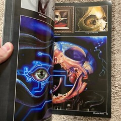 CRANIAL VISIONS Art Book Mike DeVries Skulls Tattoo – See Description