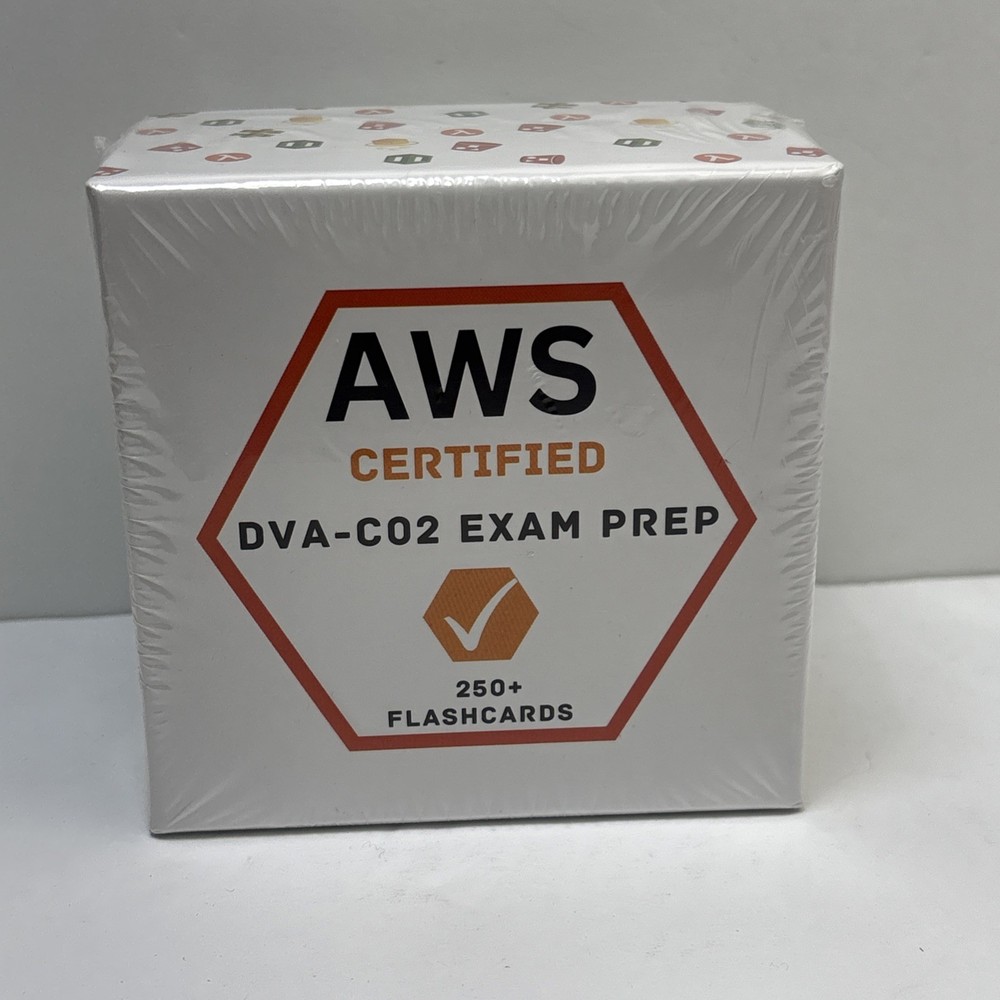 AWS Certified DVA-C02 Exam Prep Flashcards 250+ FACTORY SEALED