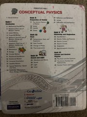 Conceptual Physics C2009 Student Edition by Prentice-Hall Staff and Hewitt…